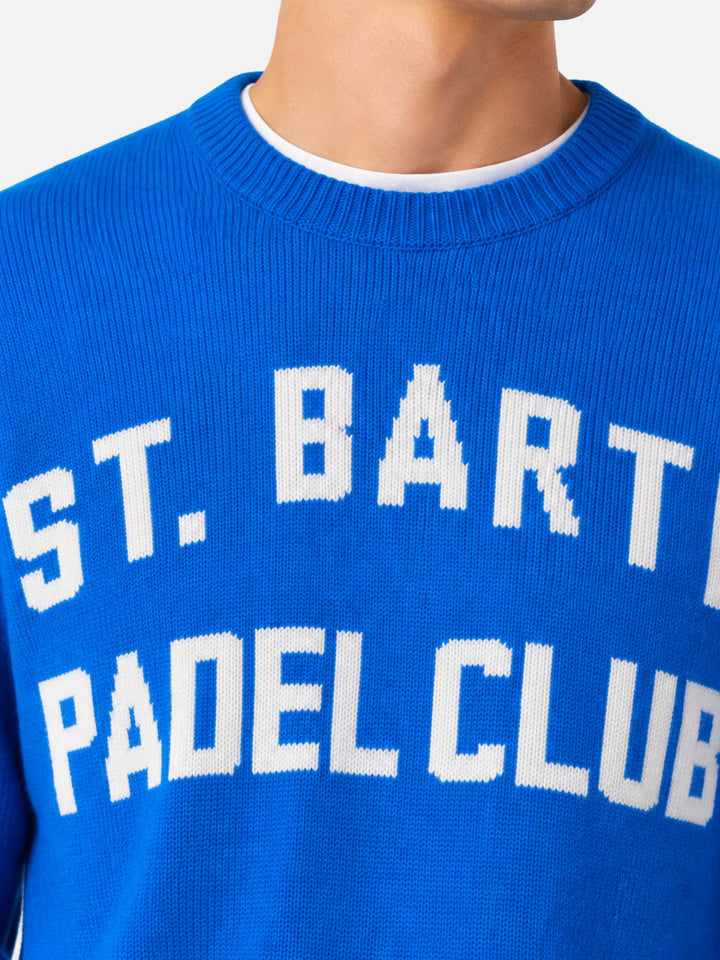 Maglione Heron con jacquard St. Barth Padel Club