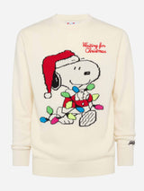 Sweater Heron with Snoopy jacquard and embroidery | SNOOPY PEANUTS® SPECIAL EDITION