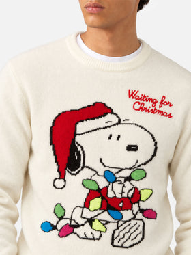 Pullover Heron mit Snoopy-Jacquard und Stickerei | SNOOPY PEANUTS® SPECIAL EDITION 
