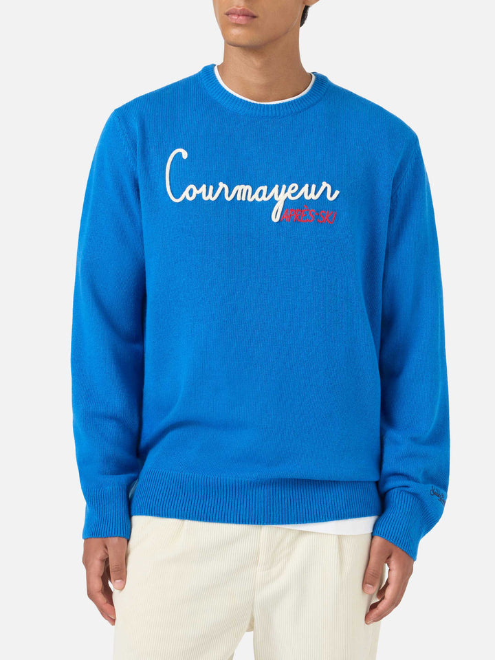 Maglione girocollo Heron con ricamo Courma Apres Ski