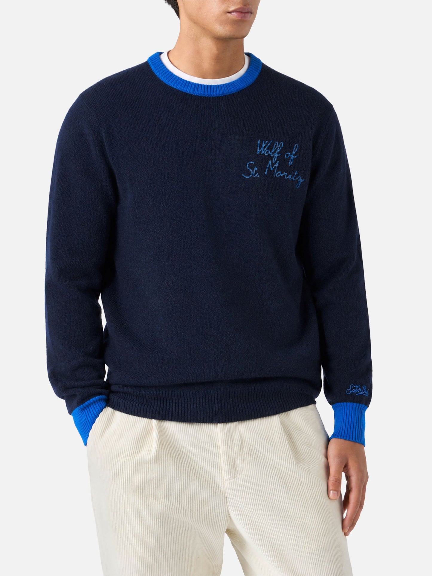 Pull brodé Heron Wolf of St. Moritz 
