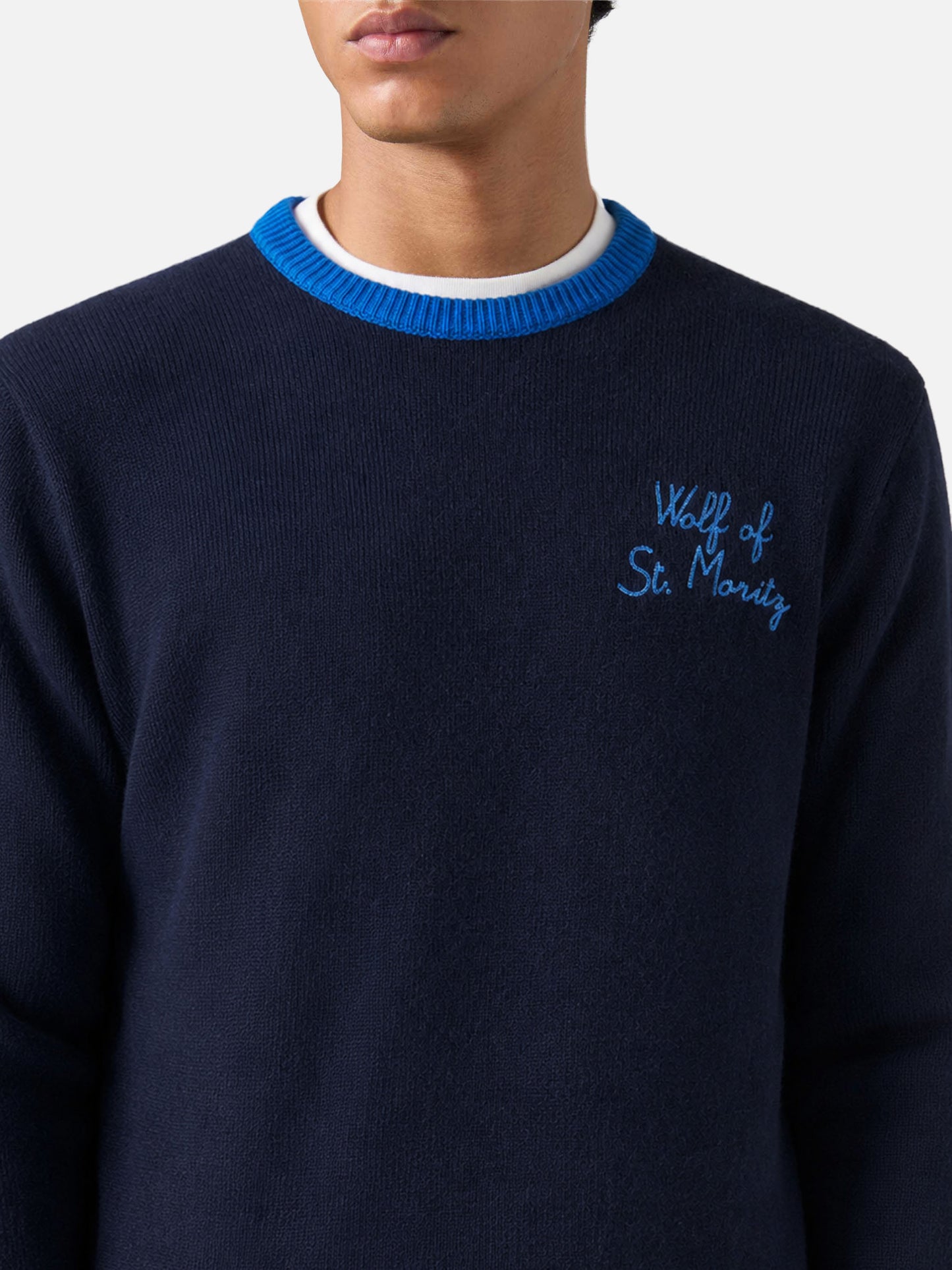 Pull brodé Heron Wolf of St. Moritz 