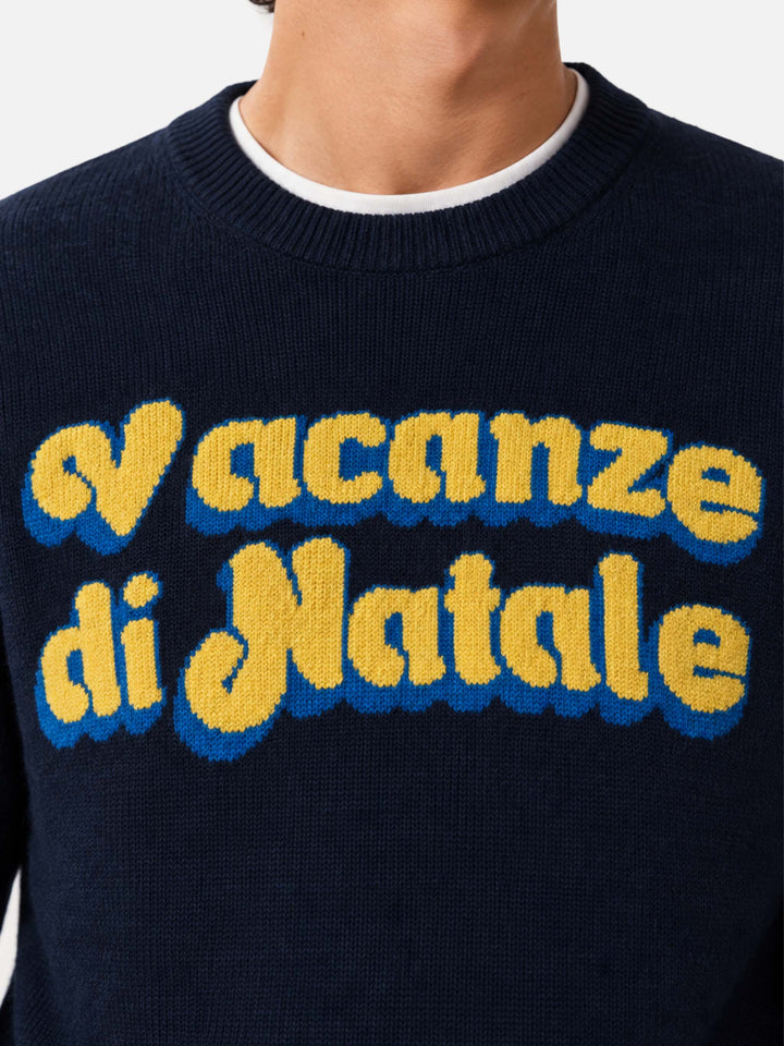 Rundhalspullover Heron mit Vacanze di Natale-Jacquard | VACANZE DI NATALE SPECIAL EDITION 