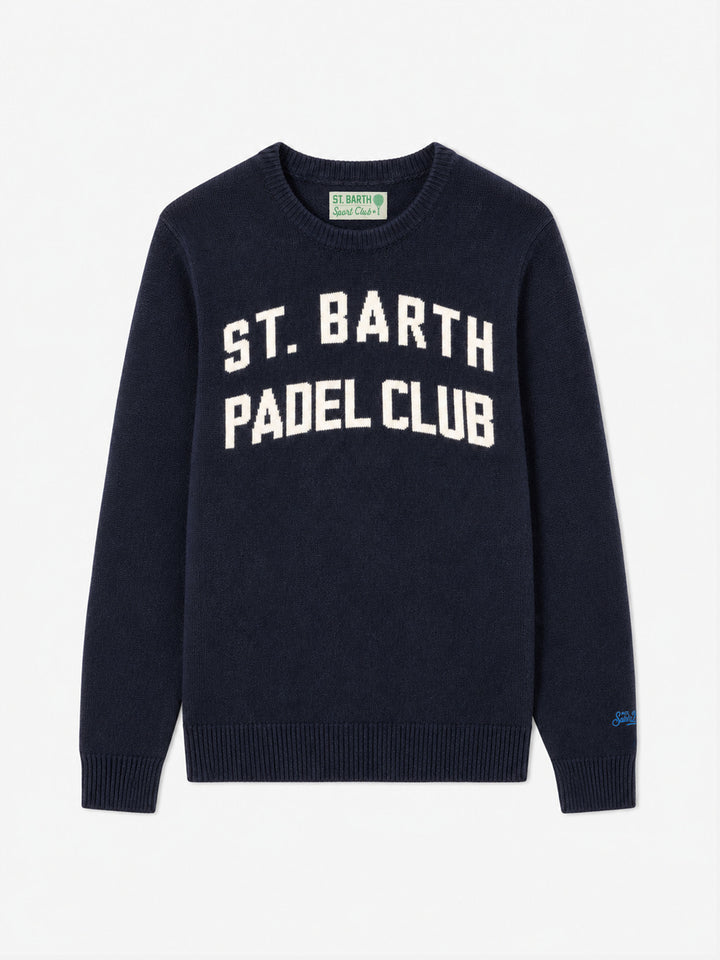 Pull ras-du-cou Heron avec jacquard St. Barth Padel Club 