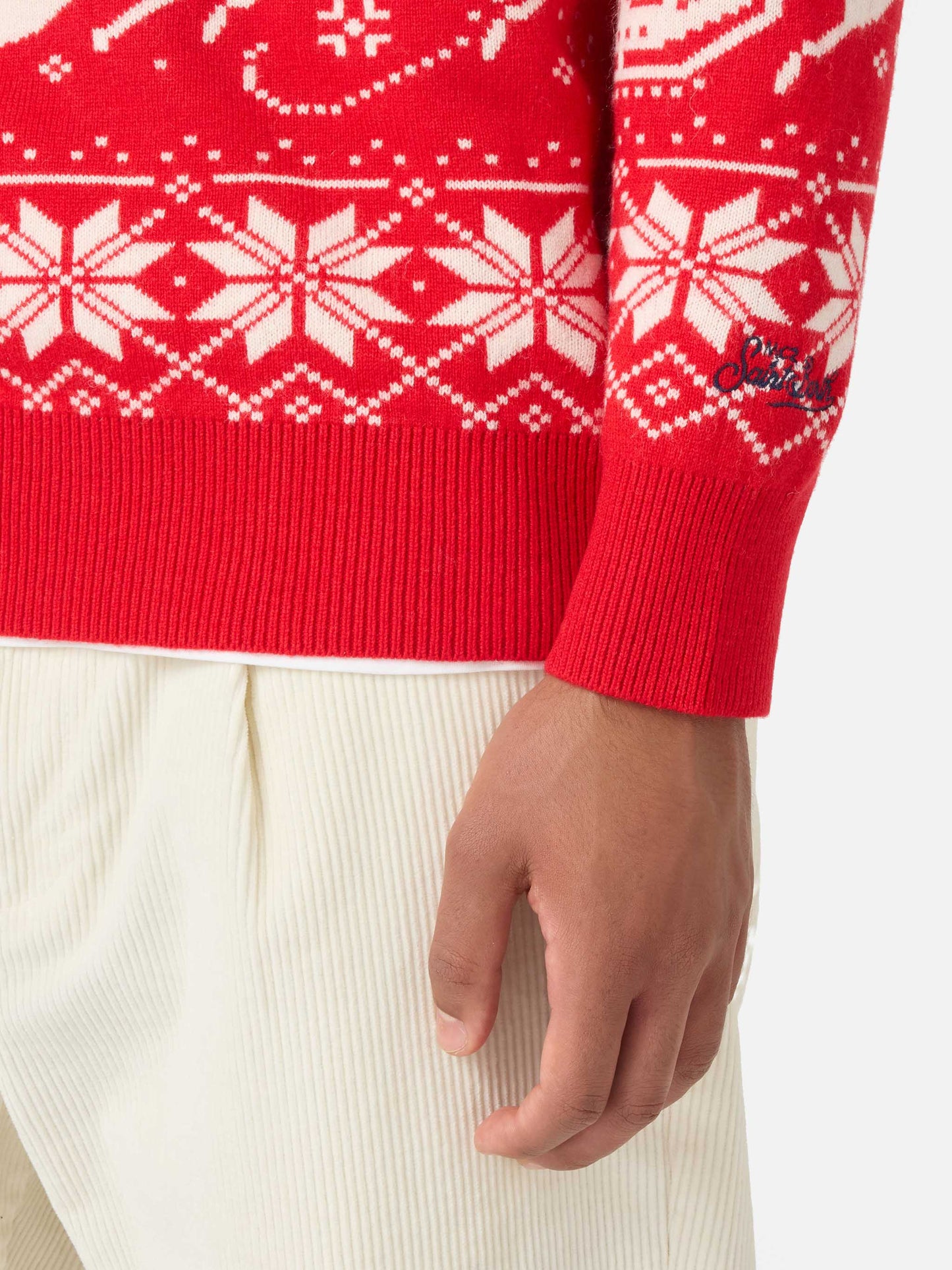 Suéter Fair Isle Heron con jacquard Jingle Balls 