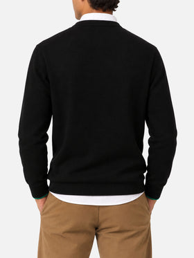Maglione girocollo Heron con ricamo Non ci resta che sbocciare