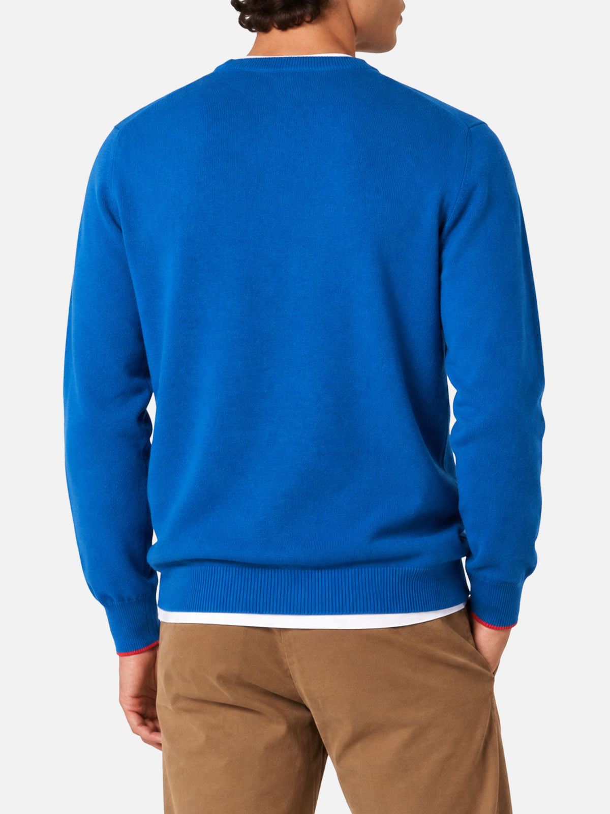Crewneck-Pullover Heron mit „Ho sempre sbagliato tutto“-Stickerei 