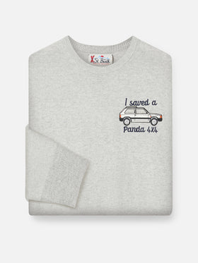 Suéter de cuello redondo Heron con bordado I saved a Panda 4x4 | FIAT PANDA SPECIAL EDITION 