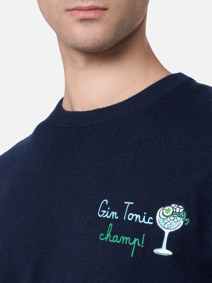 Girocollo Heron con ricamo Gin Tonic Champ