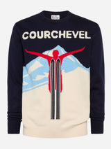 Maglione Heron con cartolina Courchevel jacquard