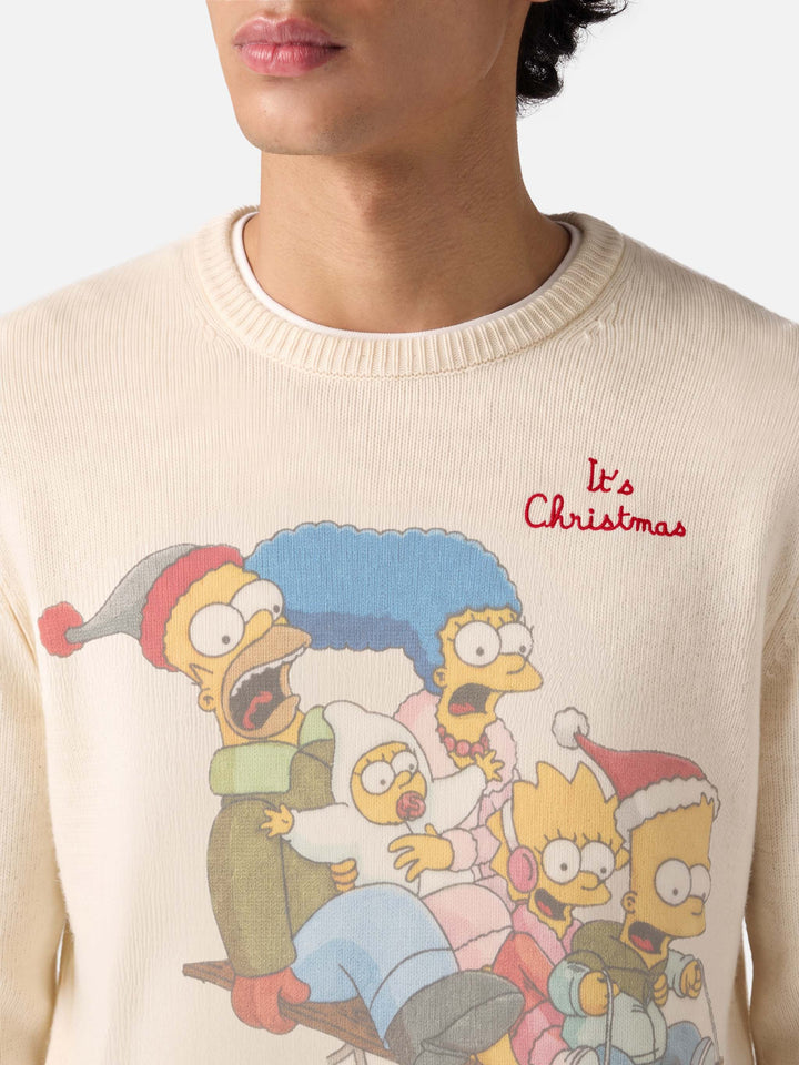 Jersey de cuello redondo Heron con jacquard The Simpson family | THE SIMPSONS SPECIAL EDITION 