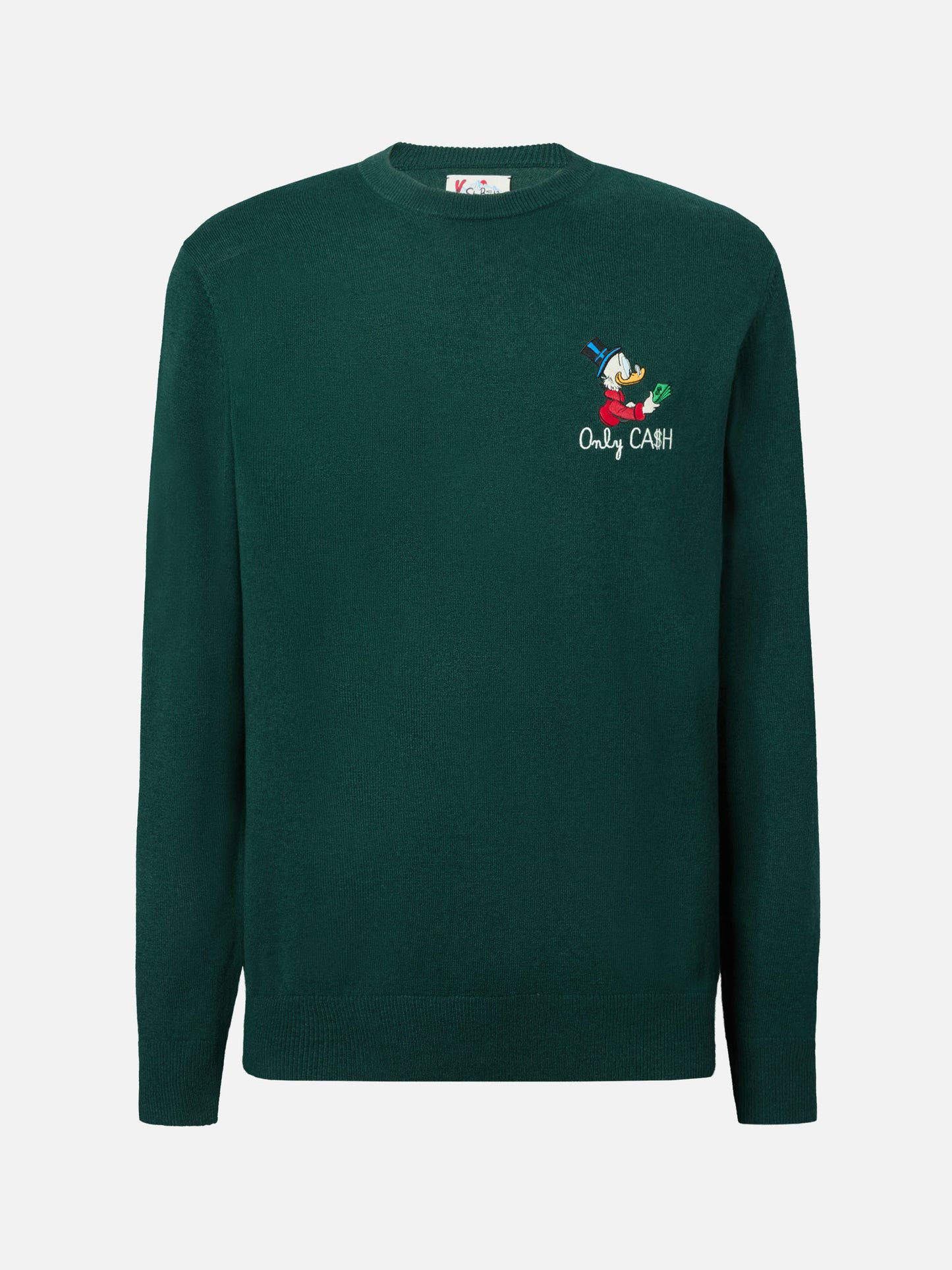 Maglione a girocollo Heron Light con ricamo zio Paperone |DISNEY SPECIAL EDITION