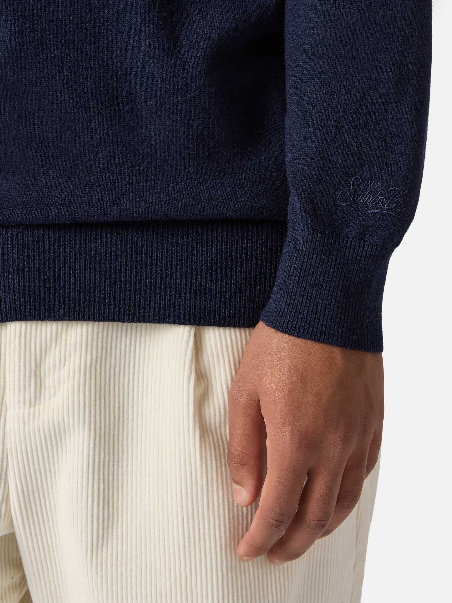 Maglione a girocollo Heron Light con ricamo zio Paperone |DISNEY SPECIAL EDITION