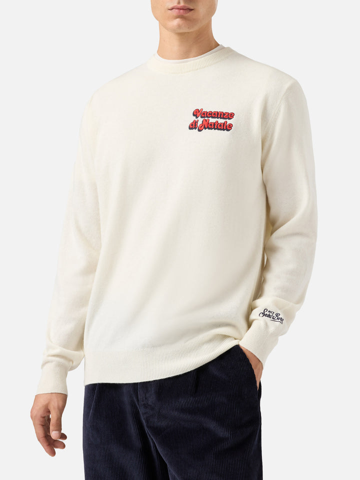 Girocollo Heron Light con ricamo Vacanze di Natale | VACANZE DI NATALE SPECIAL EDITION