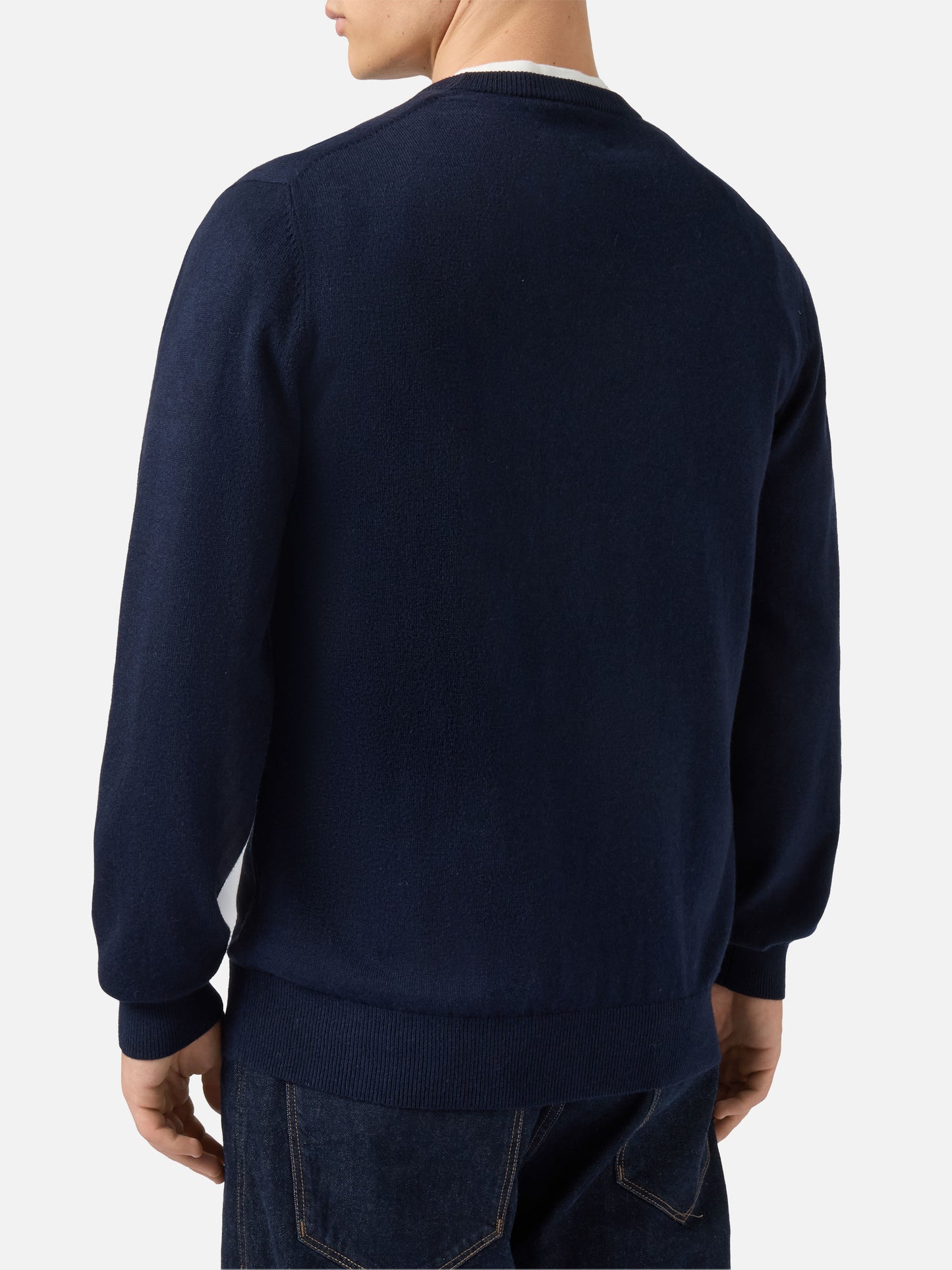 Rundhalspullover Heron Light mit Starducks-Stickerei