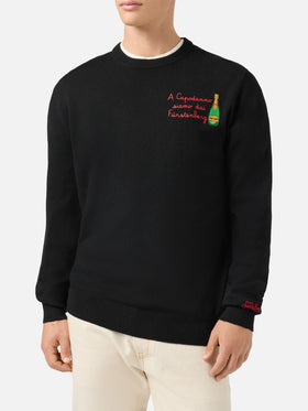 Crewneck Heron Light with A Capodanno siamo dai Fürstenberg! embroidery | VACANZE DI NATALE SPECIAL EDITION