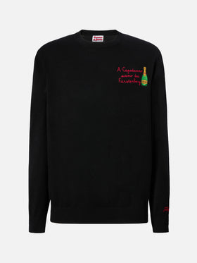 Crewneck Heron Light with A Capodanno siamo dai Fürstenberg! embroidery | VACANZE DI NATALE SPECIAL EDITION