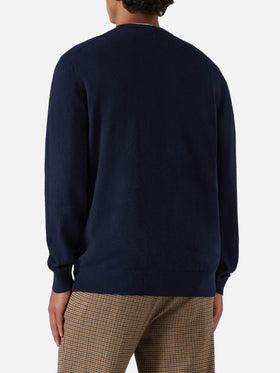 Crewneck Heron Light with Sole, whisky e sei in pole position! embroidery | VACANZE DI NATALE SPECIAL EDITION