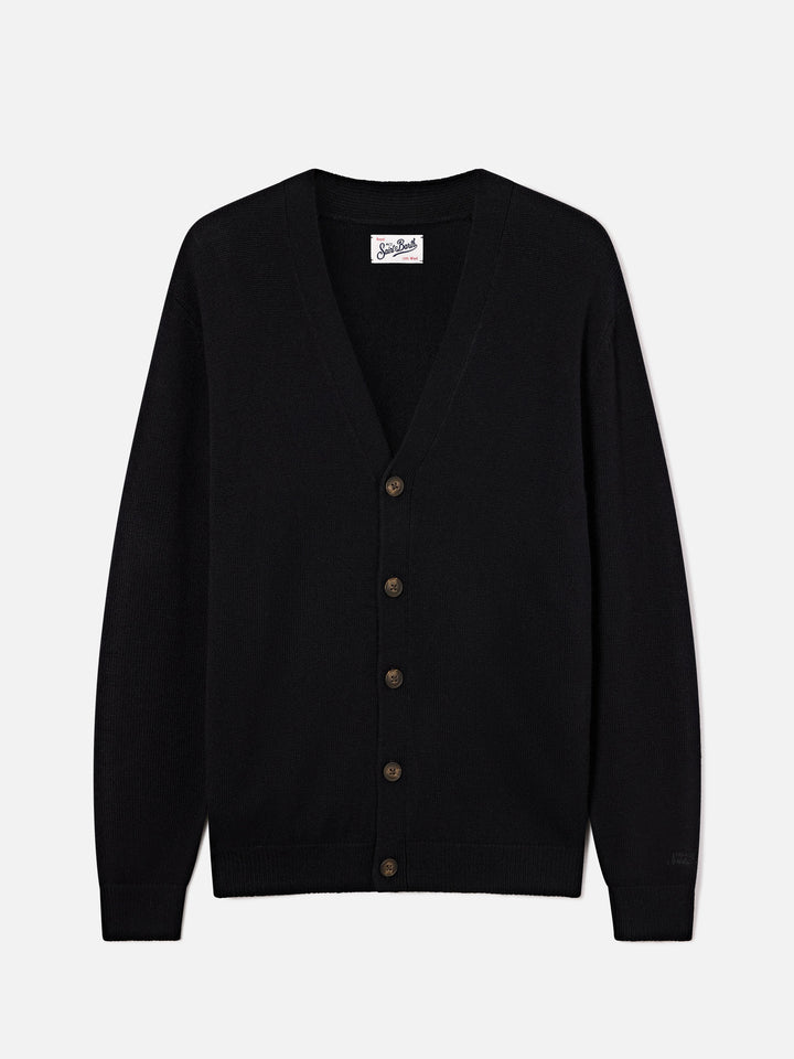 Cardigan en laine Black Herrison 