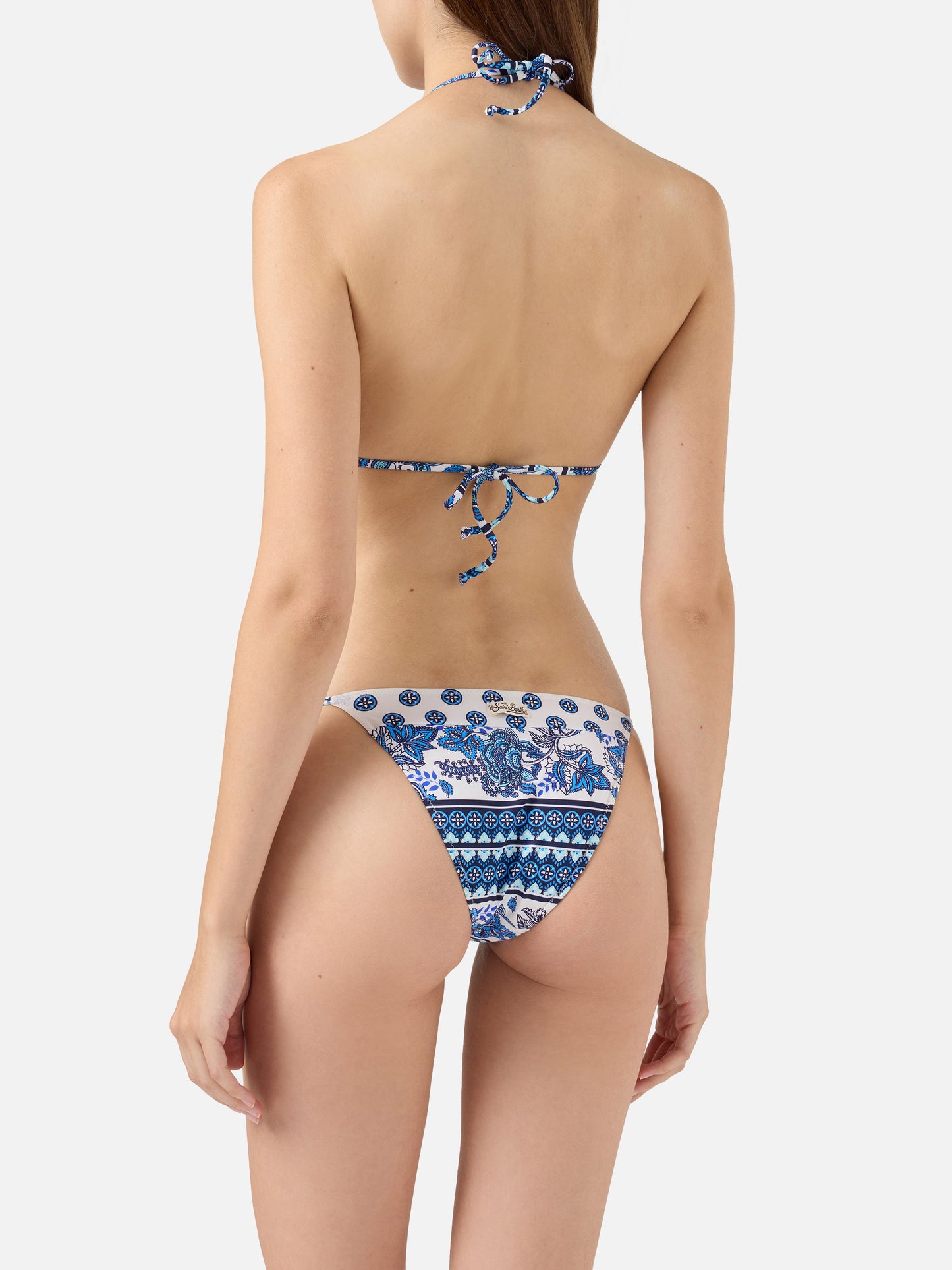 Bikini a triangolo Himani con stampa gipsy
