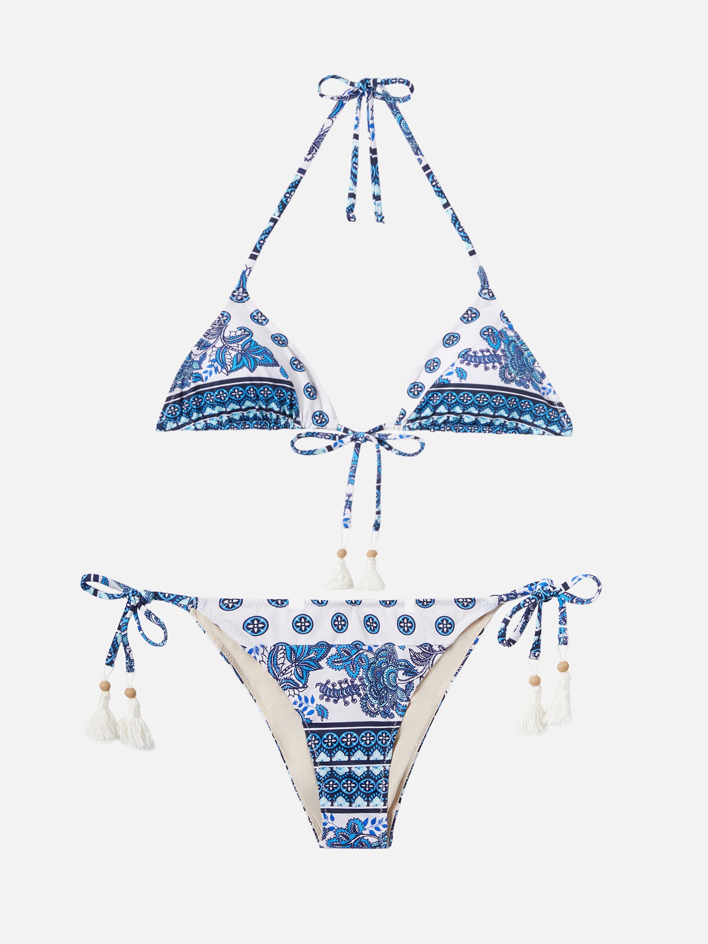 Bikini a triangolo Himani con stampa gipsy