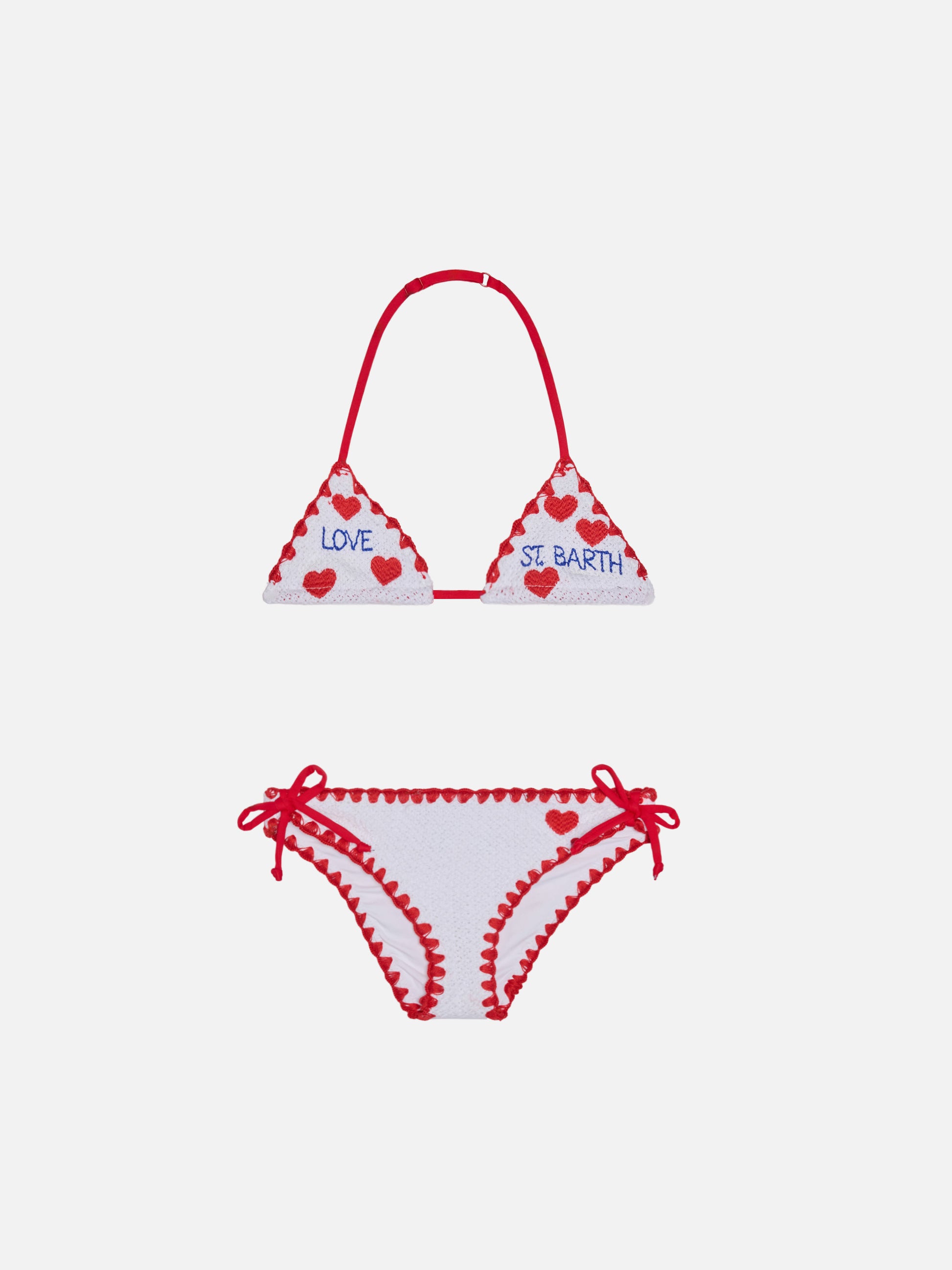 Girl bikini with hearts - MC2 Saint Barth