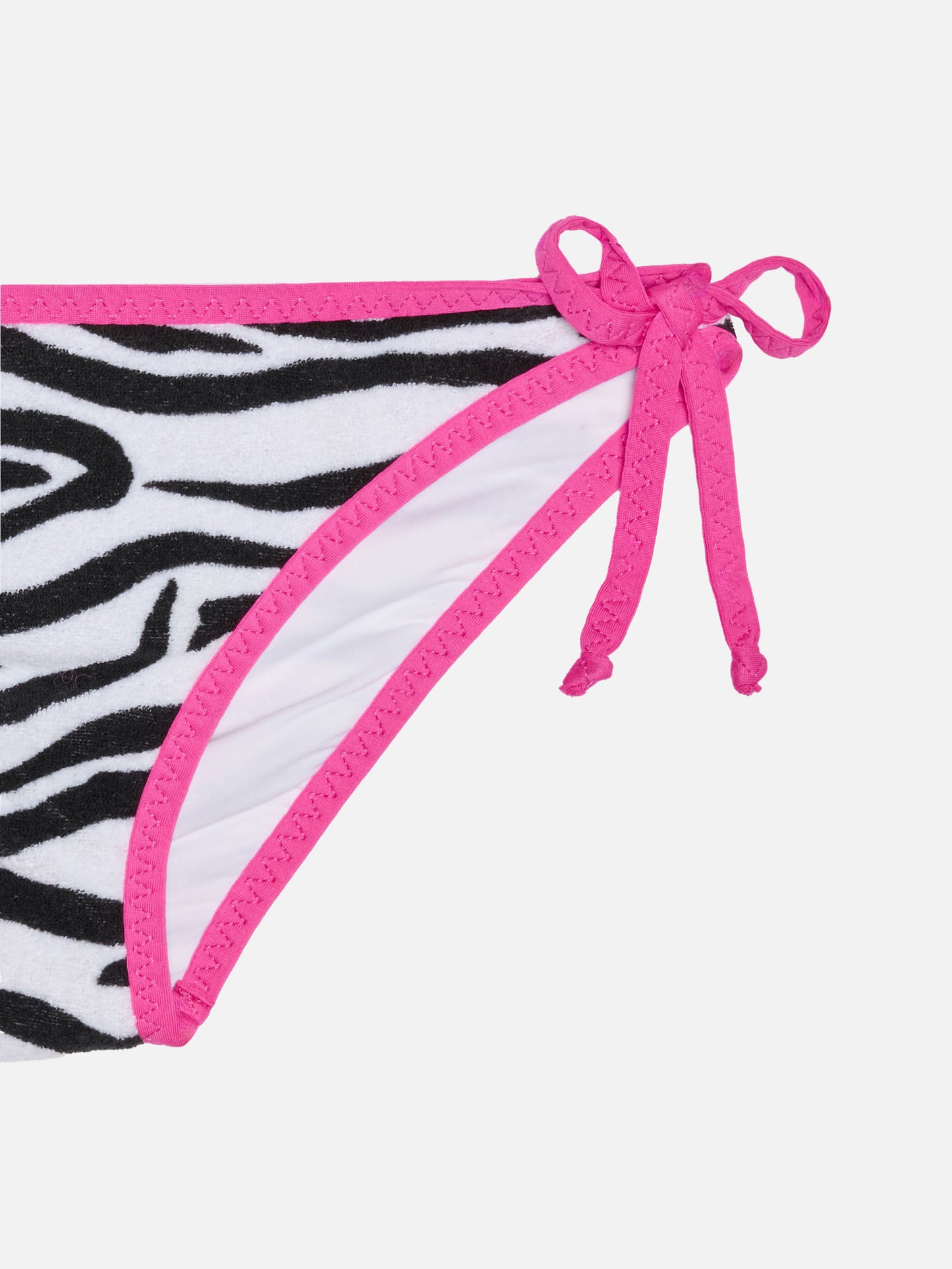 Girl triangle bikini with zebra print - MC2 Saint Barth