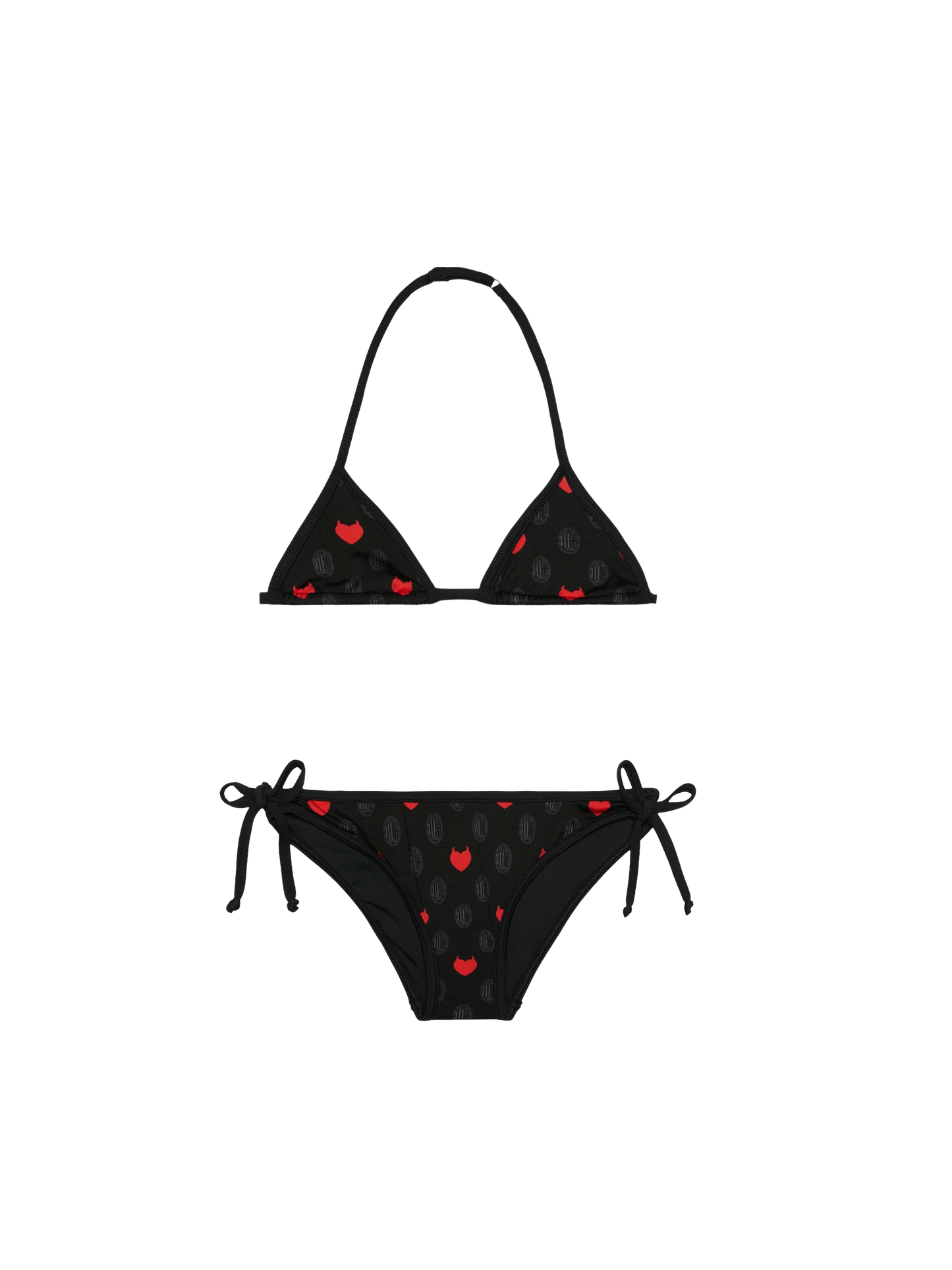 Triangle bikini Holly String with Milan print | AC MILAN SPECIAL EDITION - MC2 Saint Barth