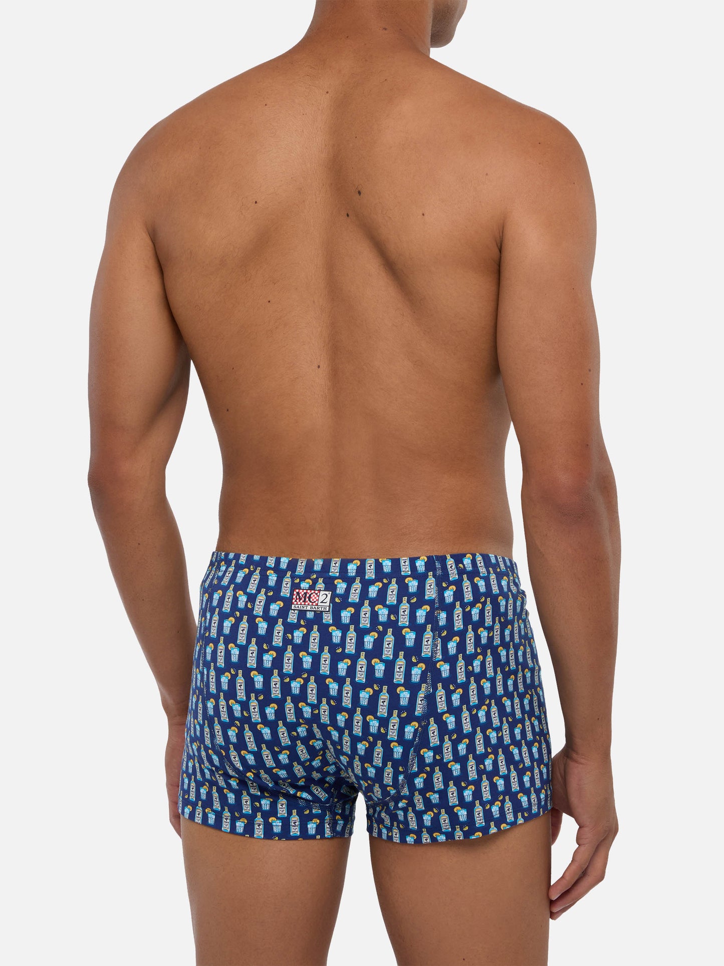 Herren-Unterwäsche-Boxershorts mit Gin-Tonic-Aufdruck