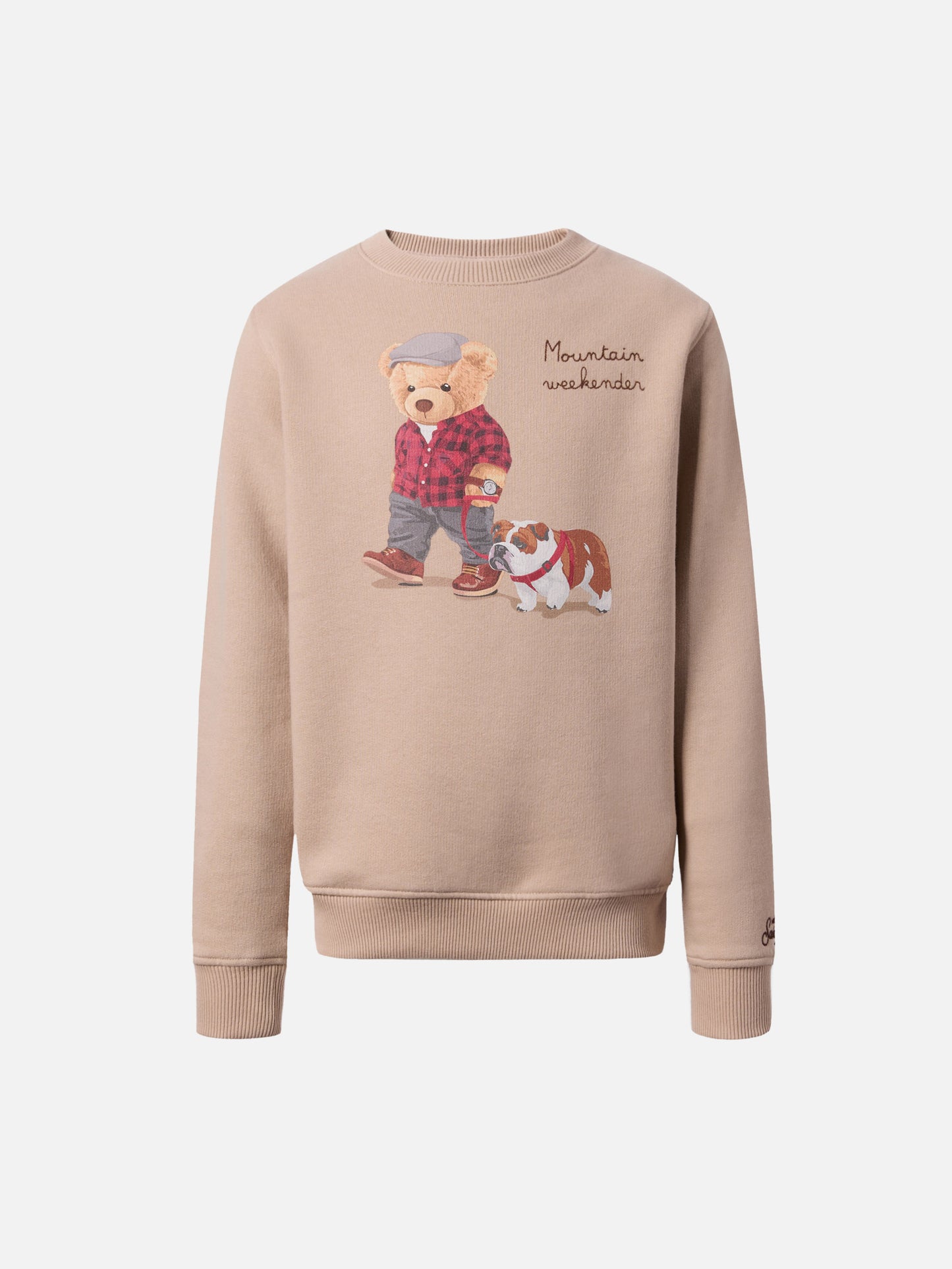Hutton-Sweatshirt mit Bärenmuster