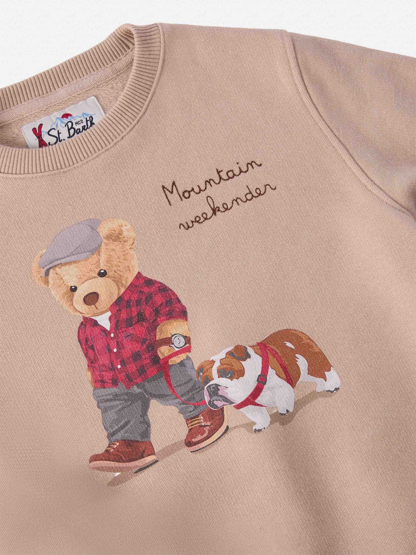 Hutton-Sweatshirt mit Bärenmuster