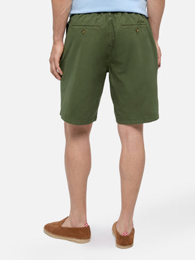 Military green cotton bermuda shorts Ischia - MC2 Saint Barth
