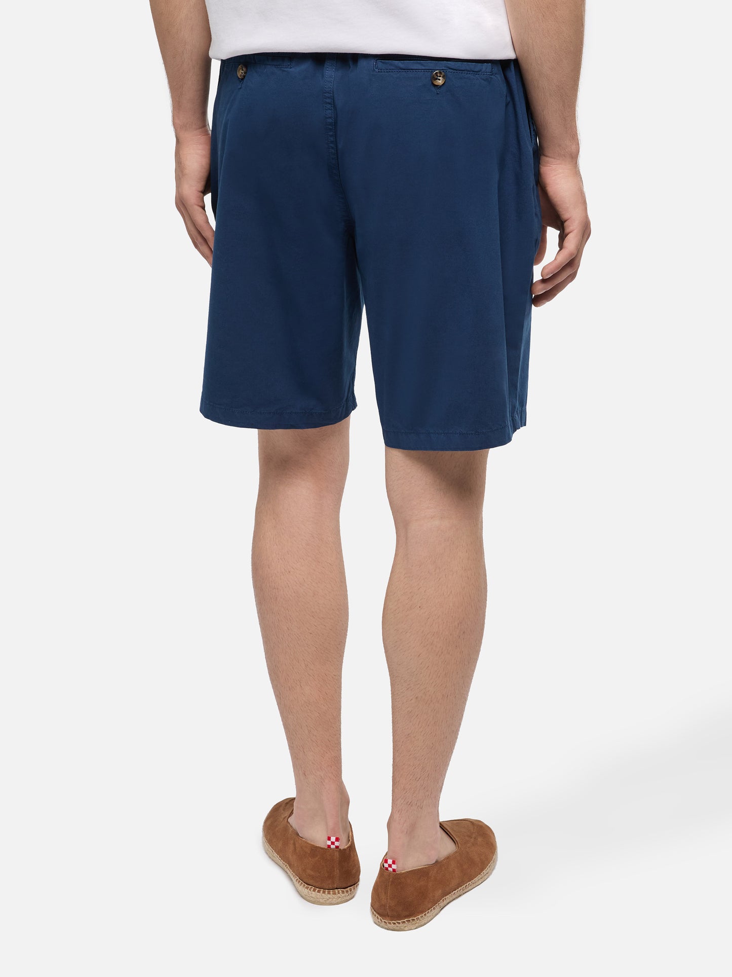Navy blue cotton bermuda shorts Ischia - MC2 Saint Barth