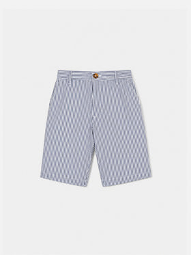 Jungen-Bermudashorts aus Seersucker Ischia Jr 