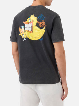 T-shirt Jack in cotone stampa ducky Cryptopuppets | Special Edition