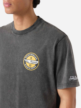 T-shirt Jack nera con stampa Ducati Scrambler | Special Edition