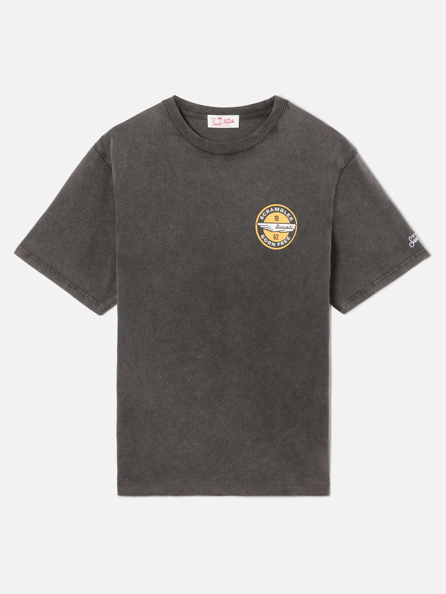 T-shirt Jack nera con stampa Ducati Scrambler | Special Edition