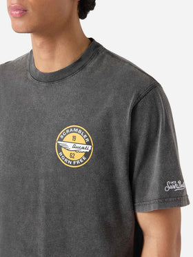 T-shirt Jack nera con stampa Ducati Scrambler | Special Edition