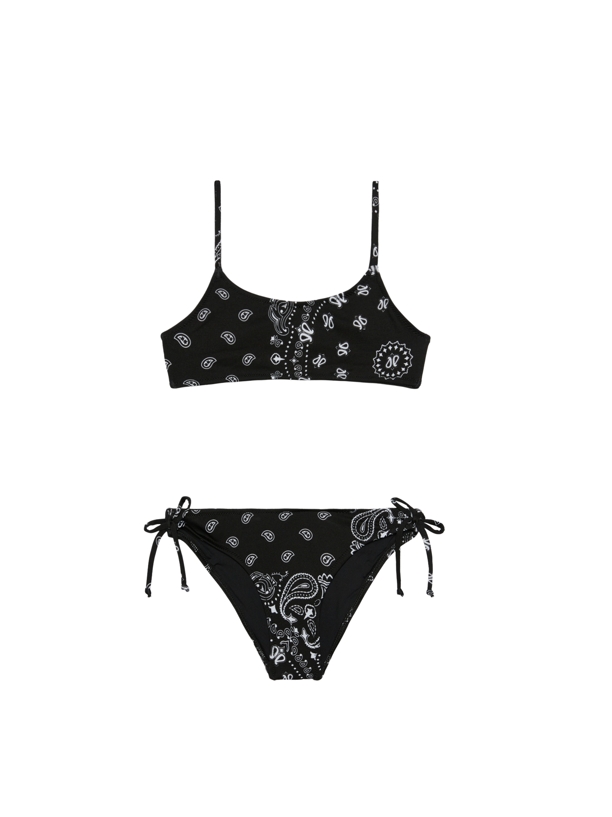 Girl bralette bikini with bandanna print - MC2 Saint Barth