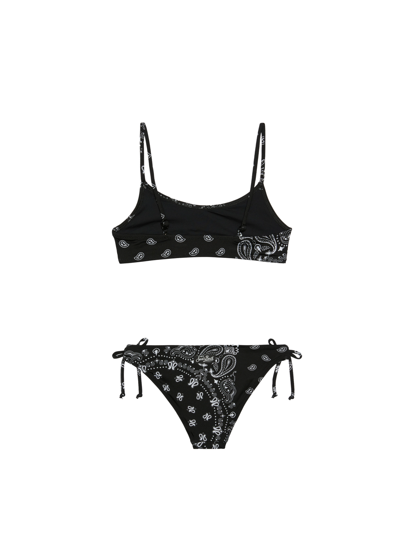 Girl bralette bikini with bandanna print - MC2 Saint Barth