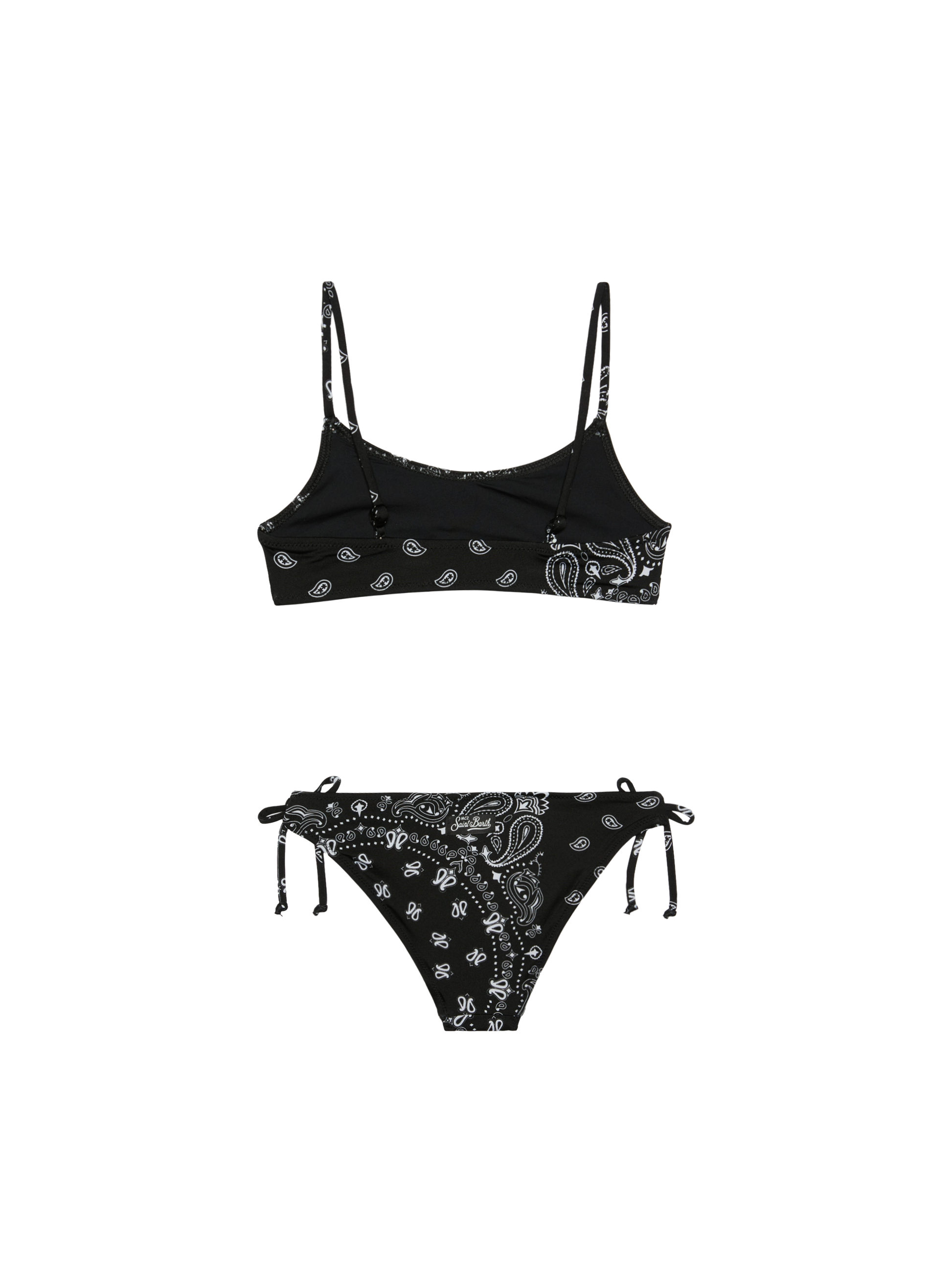 Girl bralette bikini with bandanna print - MC2 Saint Barth