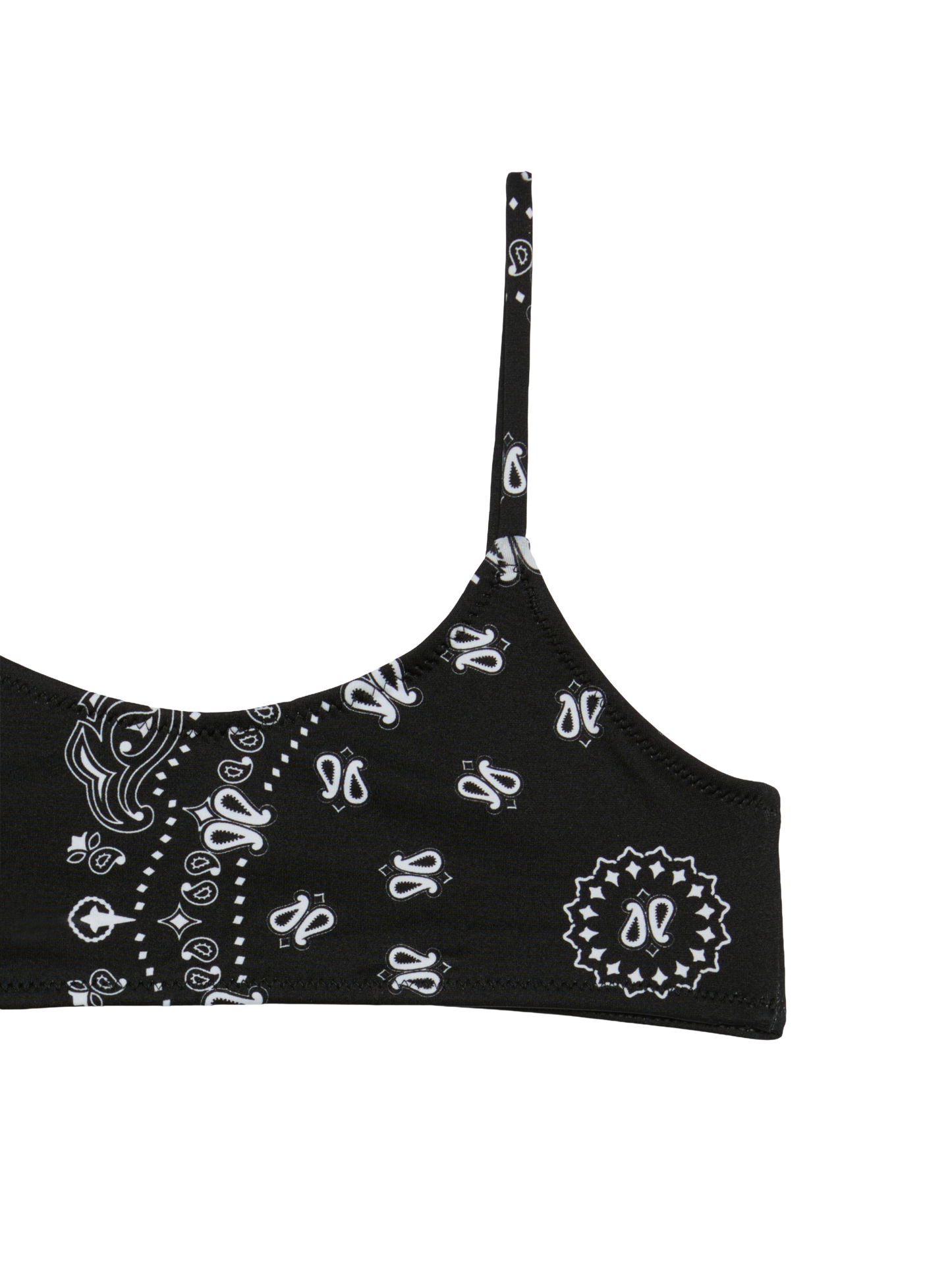 Girl bralette bikini with bandanna print - MC2 Saint Barth