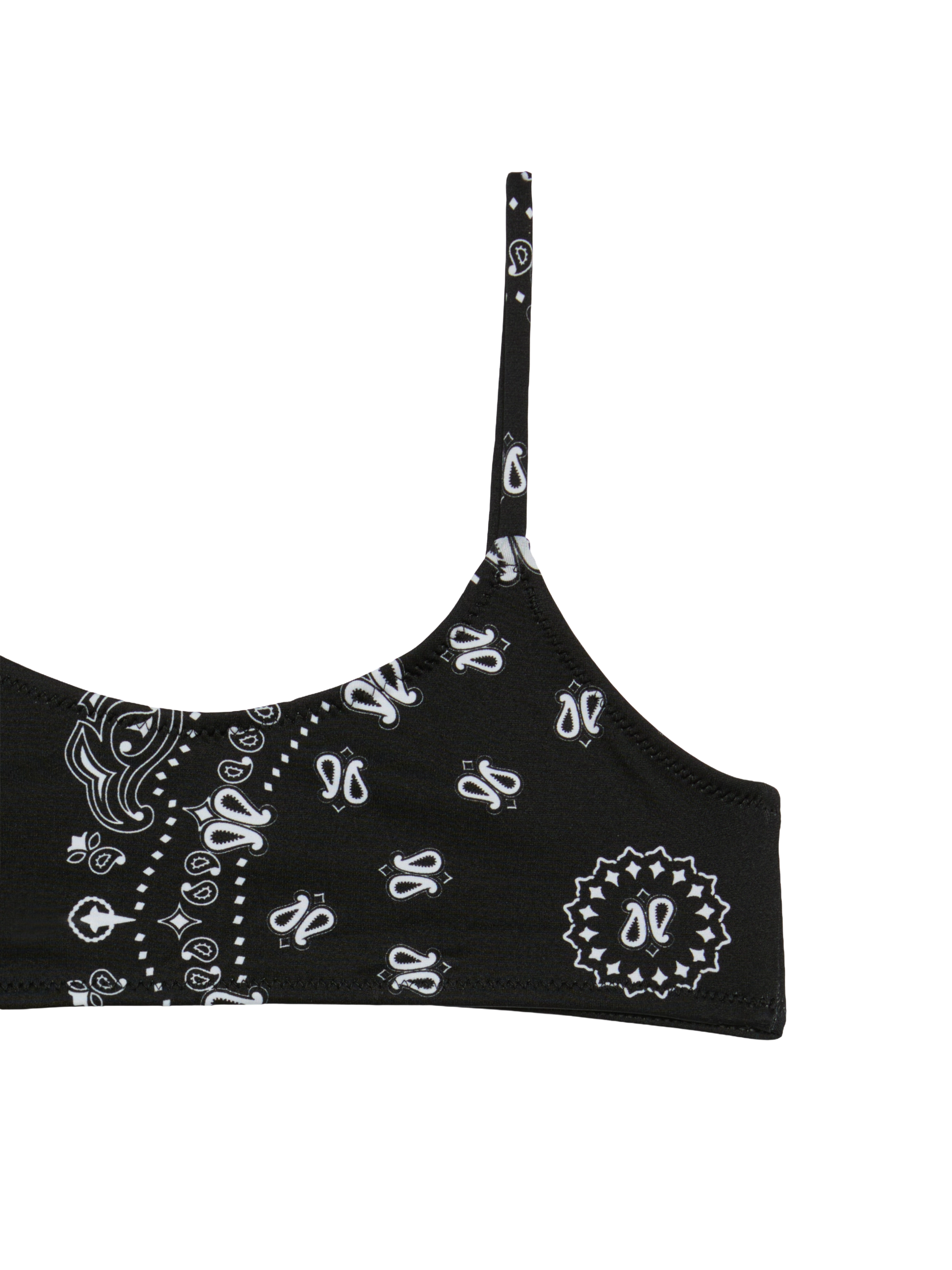 Girl bralette bikini with bandanna print - MC2 Saint Barth