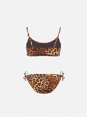 Jaiden animalier print bralette bikini - MC2 Saint Barth
