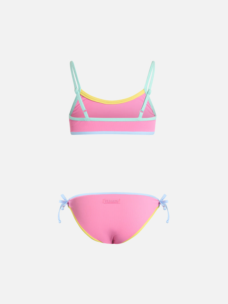 Girl bralette bikini Jaiden with St. Barth Barth terry patch