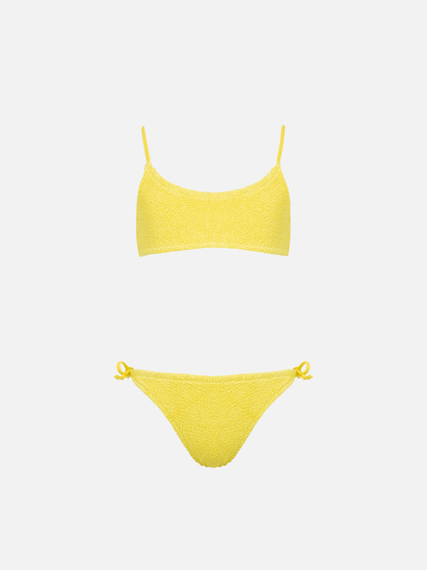 Bikini bralette per bambina giallo pallido Jaiden