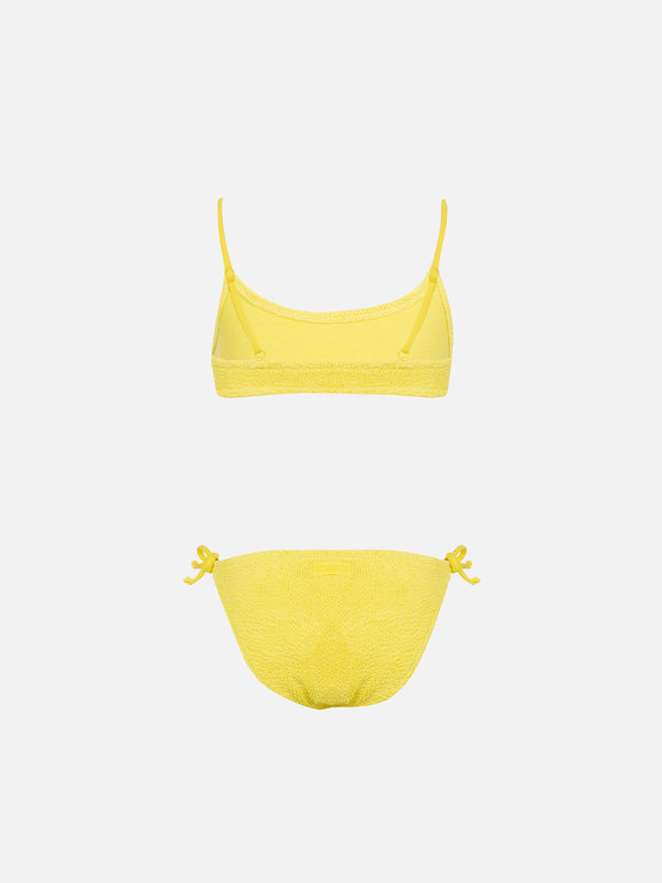 Bikini bralette per bambina giallo pallido Jaiden