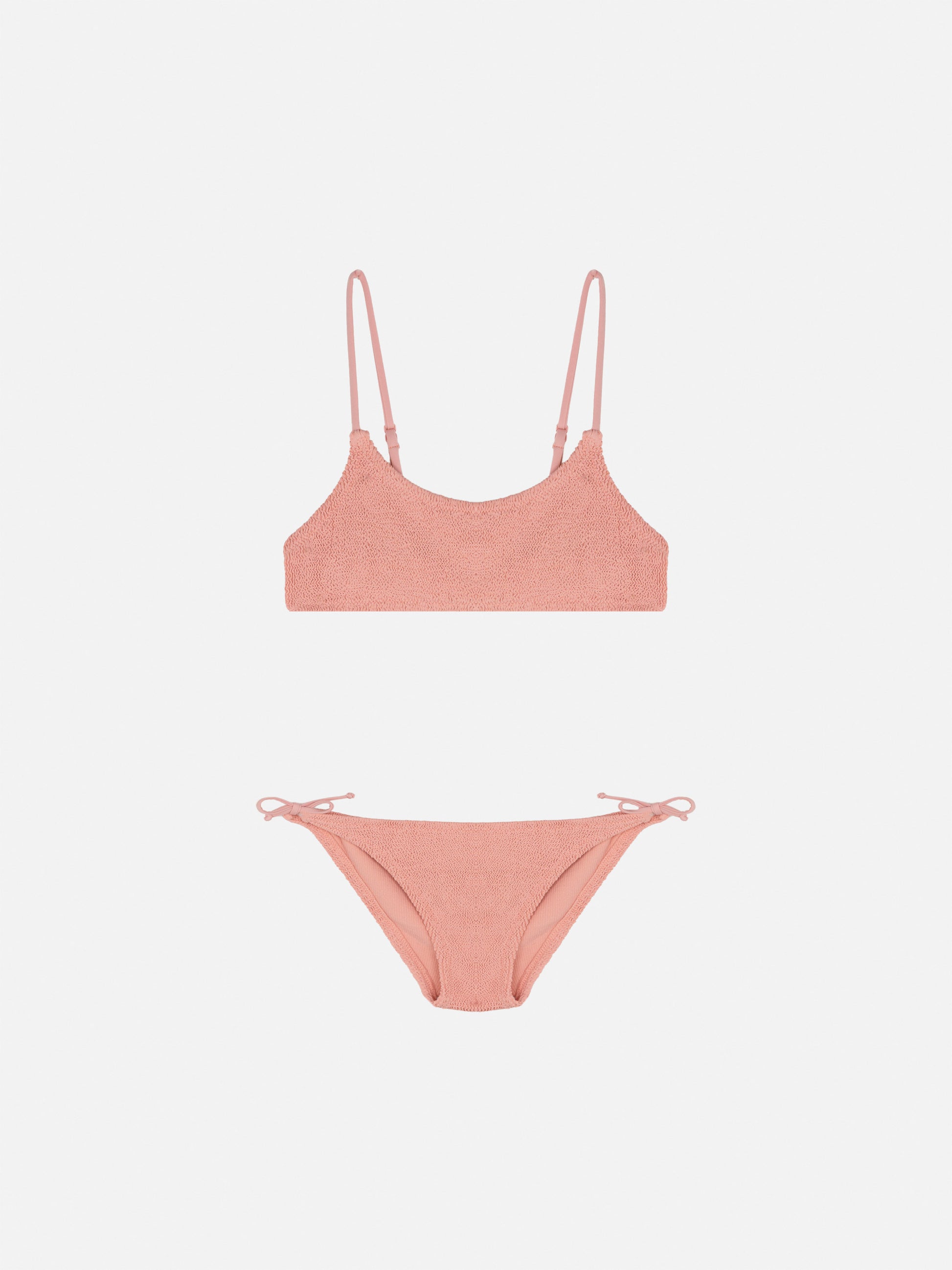 Jaiden pink crinkle bralette bikini - MC2 Saint Barth