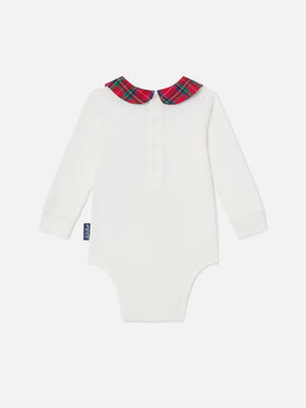 Body Jacques aus Bio-Baumwolle in Creme mit Minnie-Mouse-Print | Special edition 