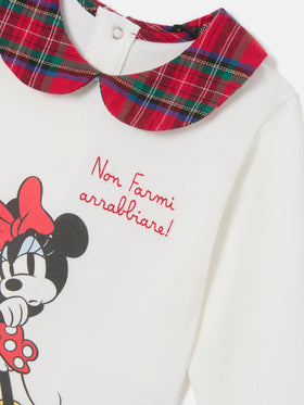 Body Jacques aus Bio-Baumwolle in Creme mit Minnie-Mouse-Print | Special edition 